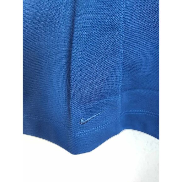 Nike Women's Sleeveless Blue Golf Polo Shirt Size Medium - Picture 7 of 11